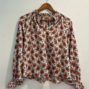 Levi Gillian Mockneck Puff Sleeve Top - XS